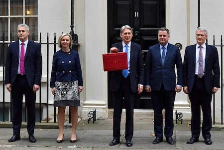 Philip posing with other members of the MP party